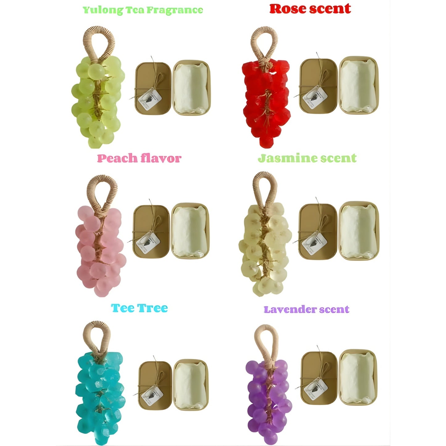 Organic Handmade Grape-Shaped Brightening Soap