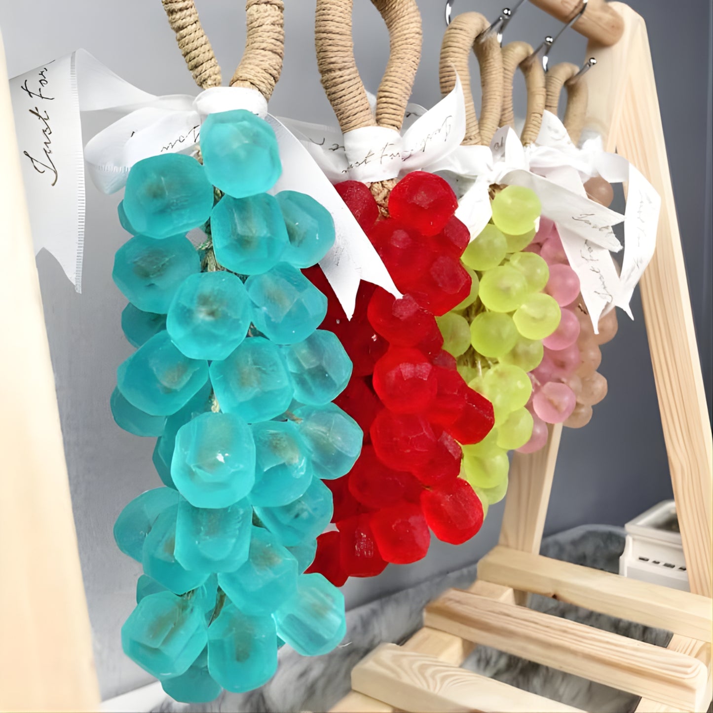 Organic Handmade Grape-Shaped Brightening Soap